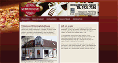 Desktop Screenshot of kebabhouse.dk